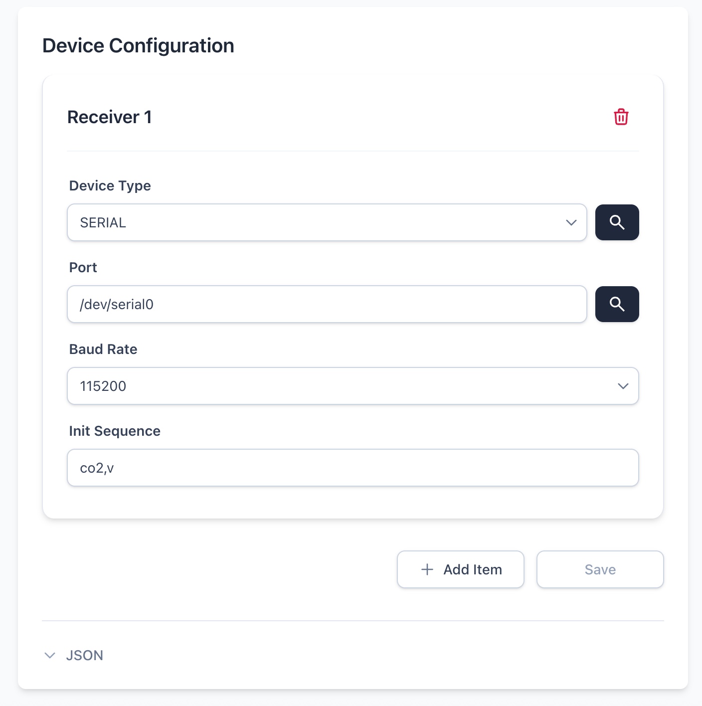 Web Control Configuration for dAISy Catcher